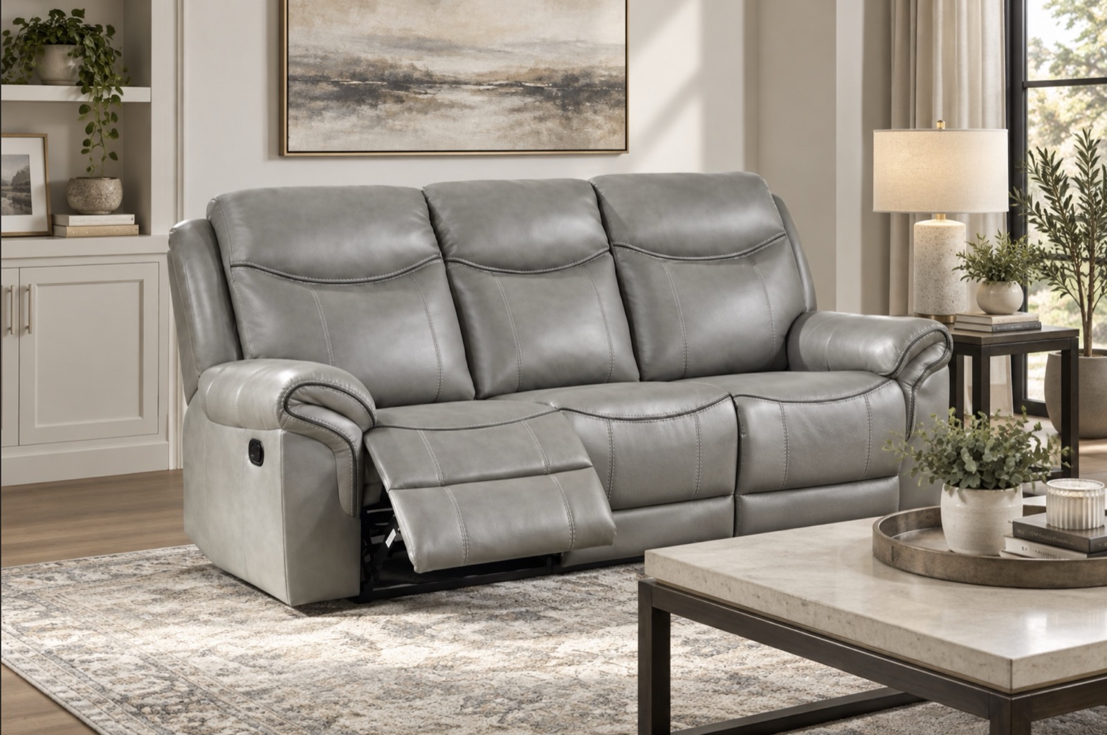 Ashby Reclining Collection, grey, brown