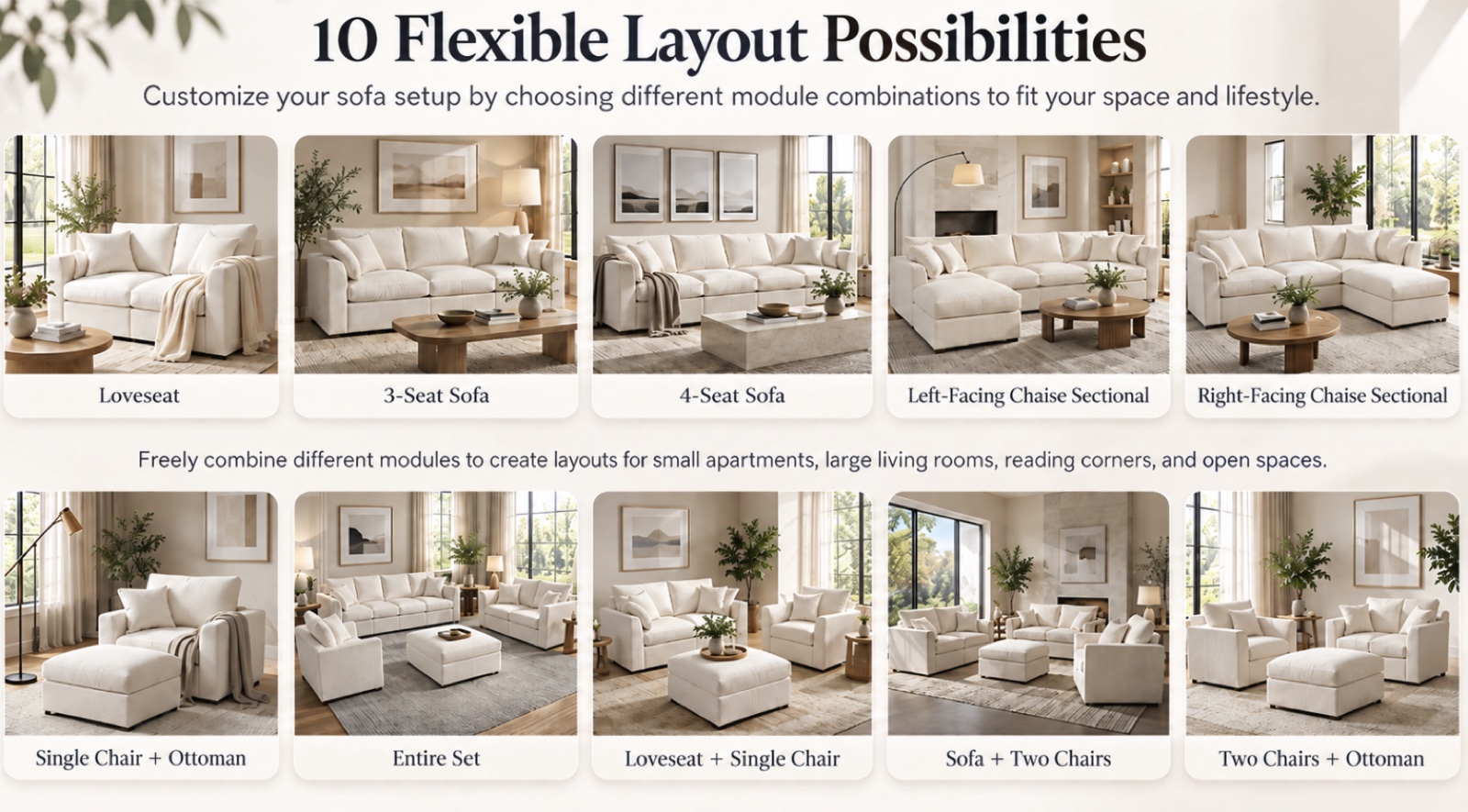 Claremont Modular Collection, beige, view 7