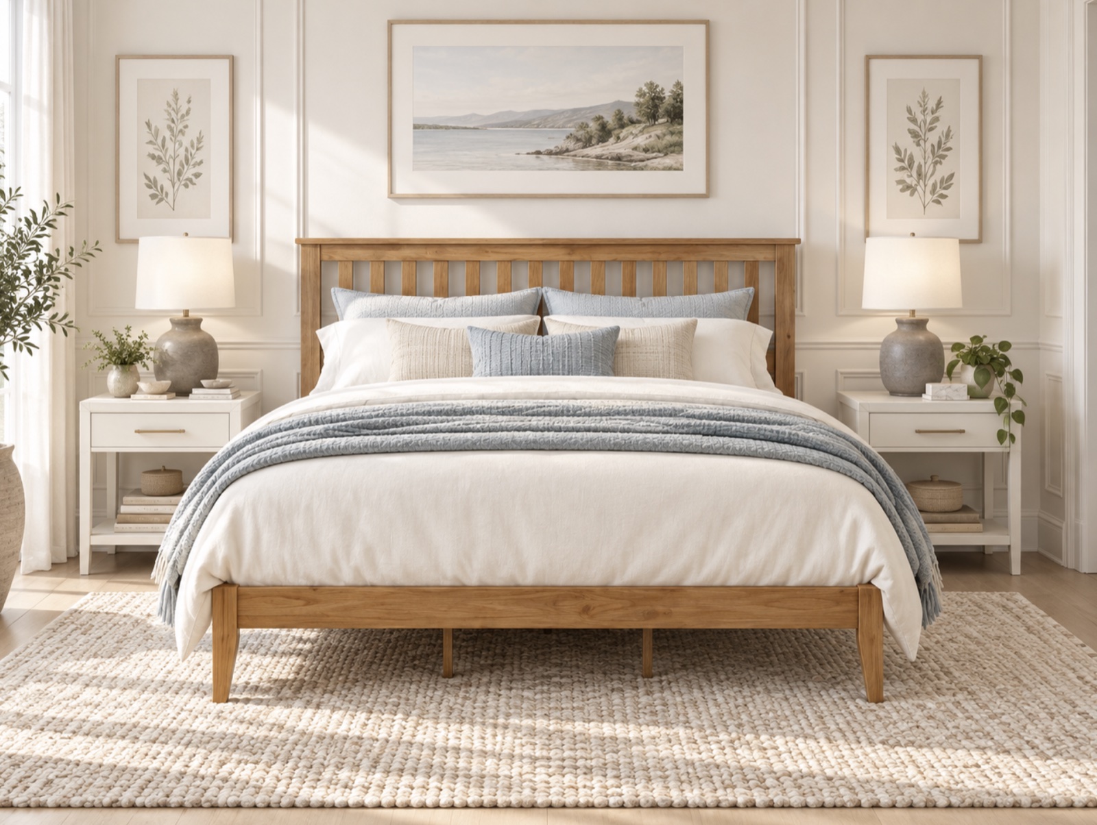 Crockett Mission Bed, honey brown, view 2
